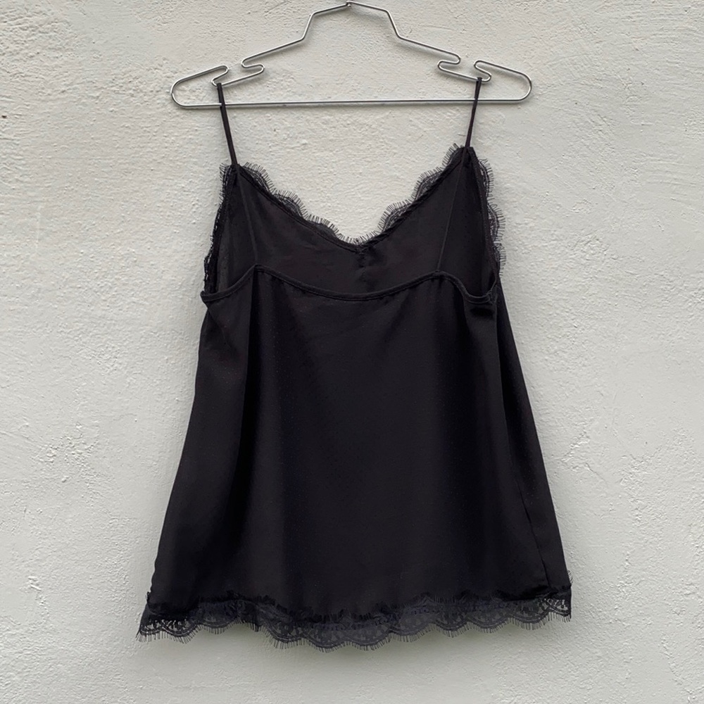 Zara black cami with lace - Picture 4 of 6
